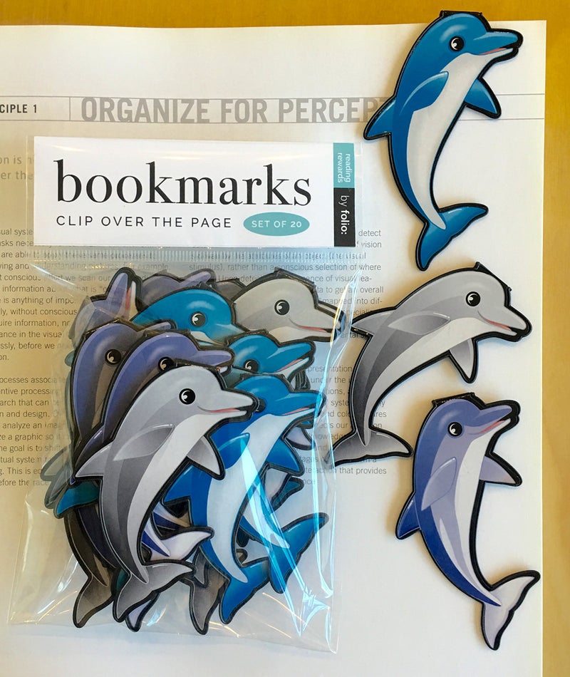 Folio Penguin Bookmarks Bulk Animal Clip Bookmarks for Students Kids Teens Girls Boys Pack of 20 Funny Reading Incentives and Awards Reading Programs Birthday Party Favors Classroom Prizes - Image 4